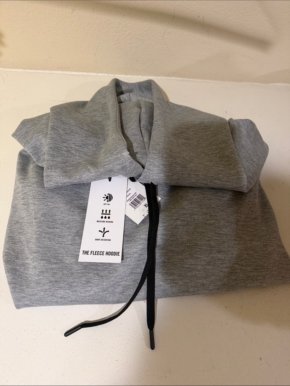 Kenneth Cole Grey Fleece Zip-Up Hoodie